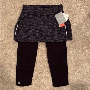 Athleta NWT Skirt/Capri Black Size XSP